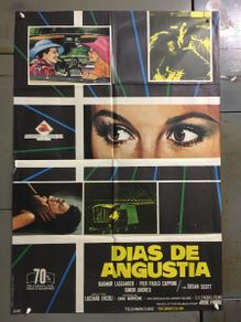 Cinéma: YL15D DIAS DE ANGUSTIA LUCIANO ERCOLI SUSAN SCOTT GIALLO POSTER ORIGINAL ESTRENO 70X100